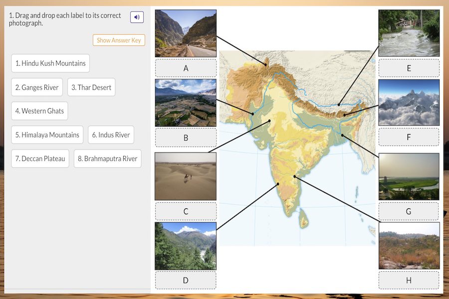 Make an Illustrated Physiographic Map