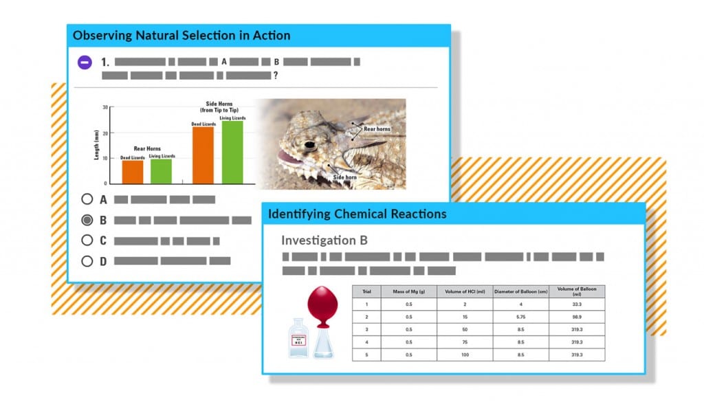 graphs from science assessments