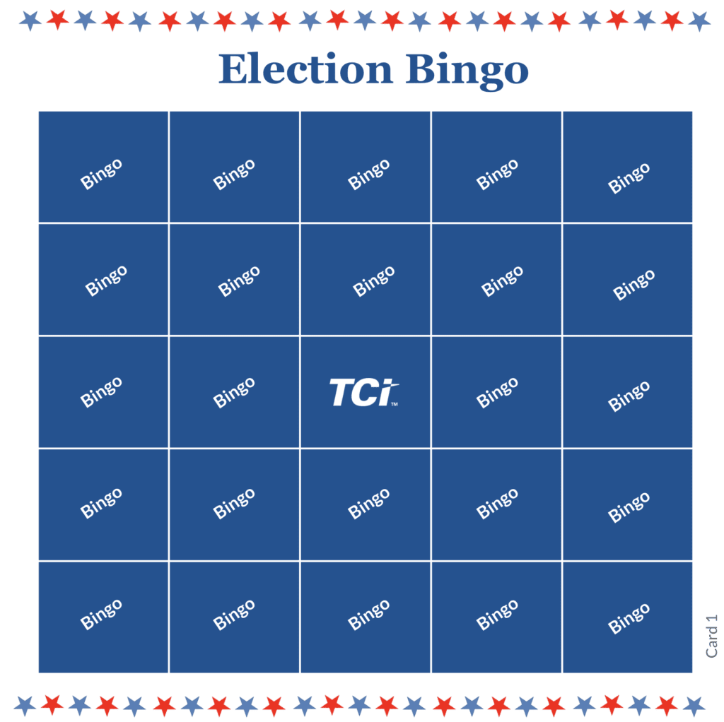 TCI Election Bingo Screenshot