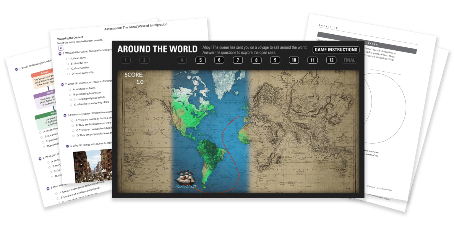 History Alive! for Middle School Reviewers' Hub TCI