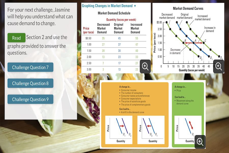 Learning Interaction - Challenge Economic Conceptual Thinking