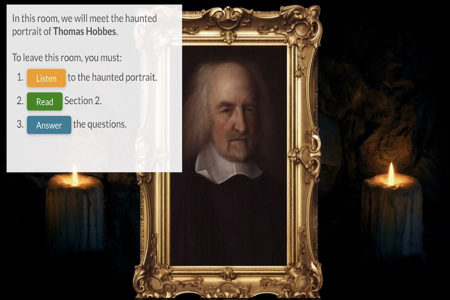 Learning Interaction - Encounter Ghosts of European Thinkers