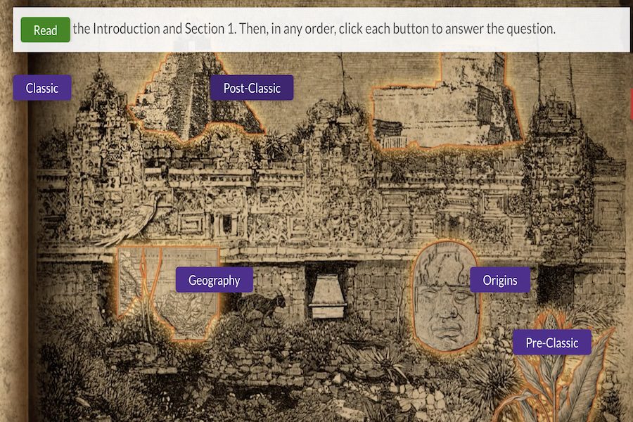 Learning Interaction - Enter the Mystical World of the Ancient Maya