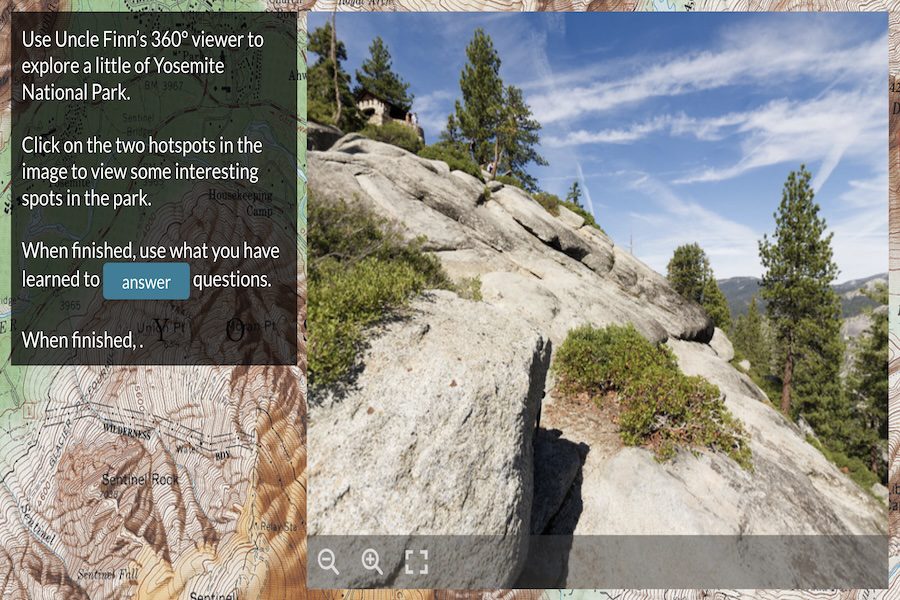 Learning Interaction - Explore a 360 Degree Image