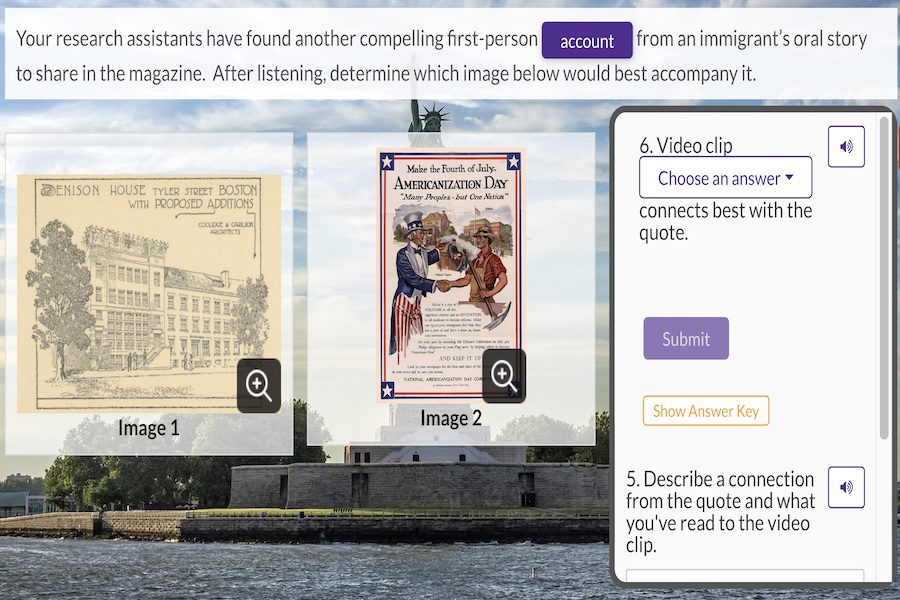 Learning Interactions - Listen to Immigrant Stories
