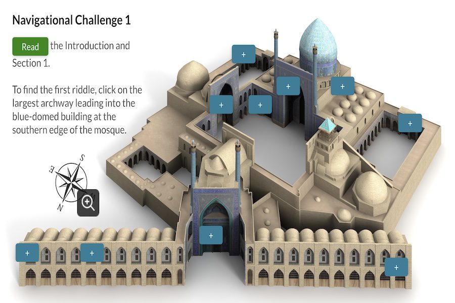 Learning Interaction - Navigate Historically Significant Buildings
