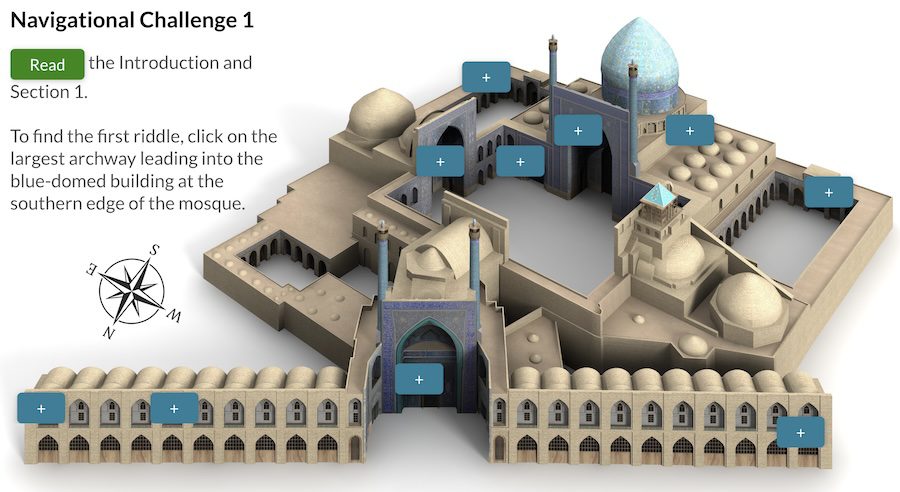 TCI Learning Interaction - Navigate Historically Significant Buildings
